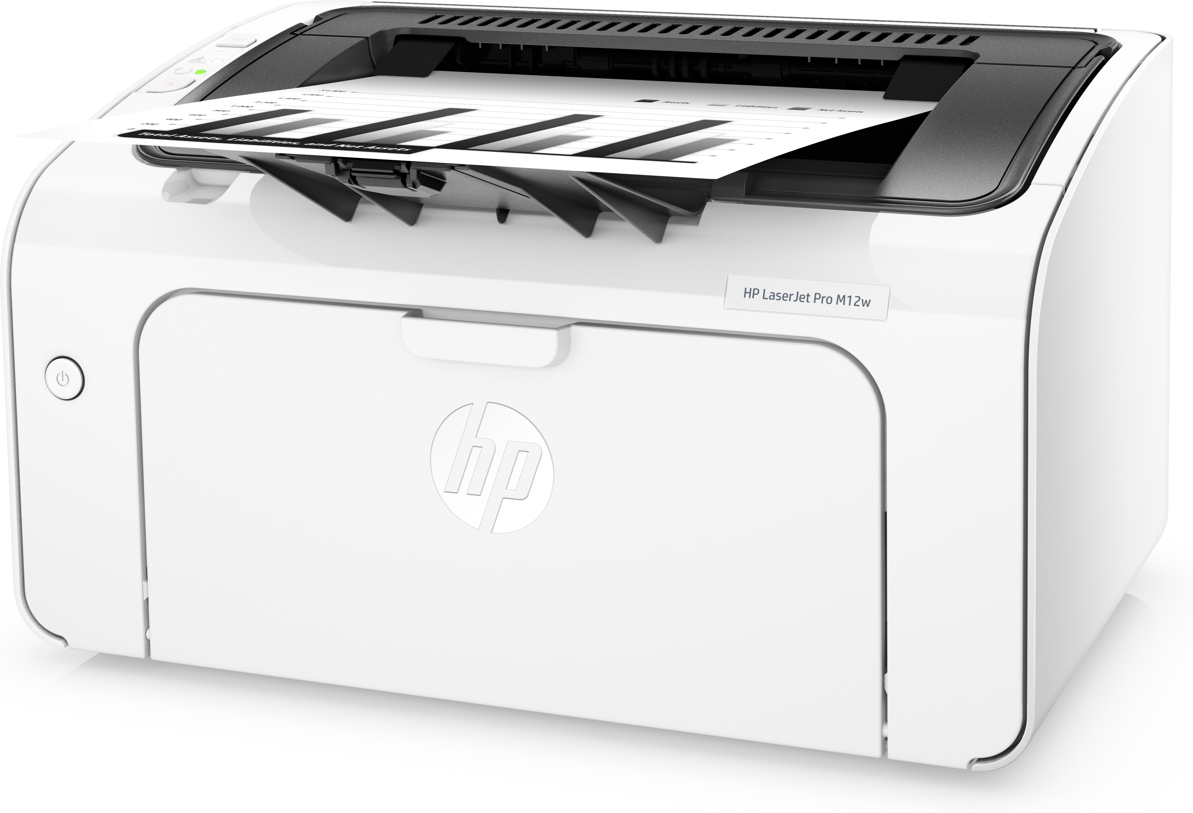 HP LaserJet Pro M12W Wifi Weiß Monochrom-Laserdrucker ...