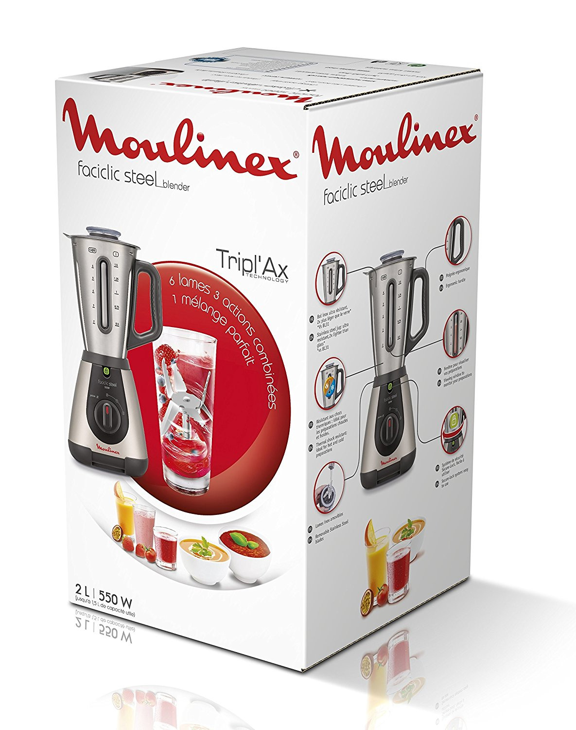 Moulinex LM320A10 Blender 550 W